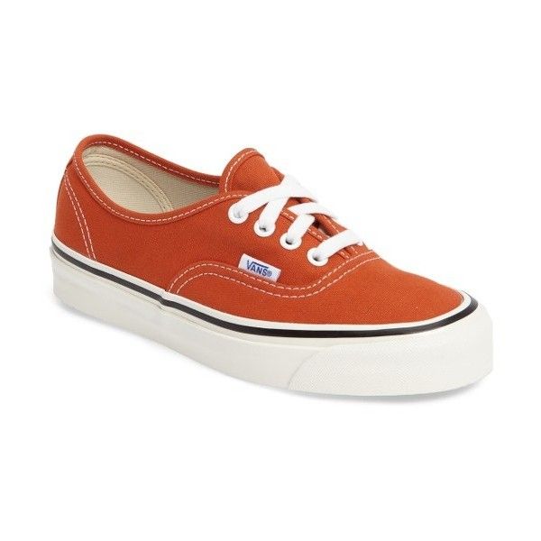 orange vans womens