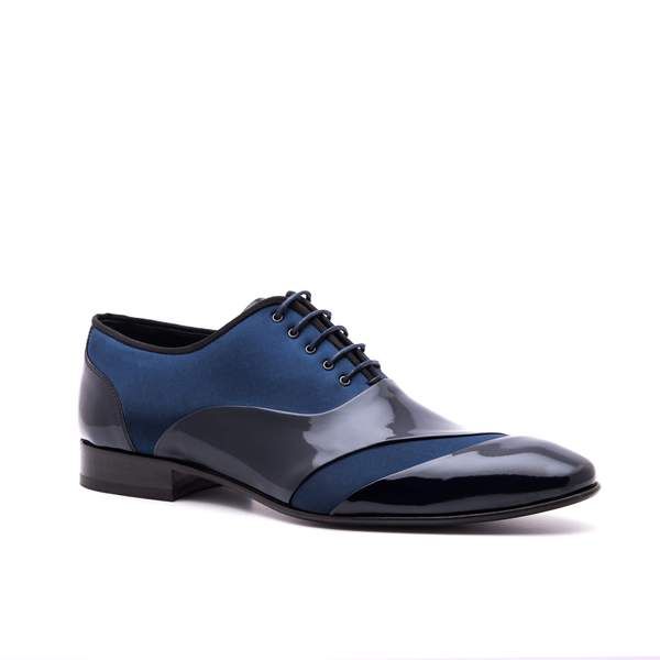 Navy Patent Leather Formal Dress Shoes 8276-NV | Dress shoes men, Dress ...