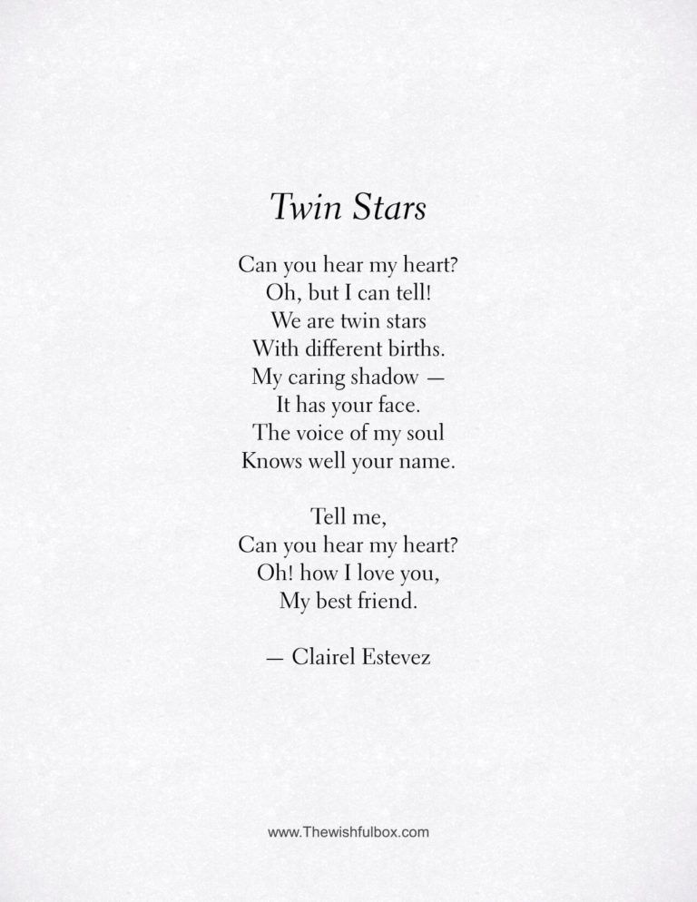 twin stars beautiful friendship poem words and poetry friendship poems friend poems best friend poems