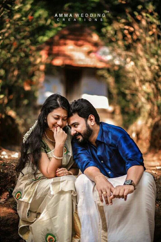 photo Kerala Couple Pre Wedding Photoshoot In Saree pinterest