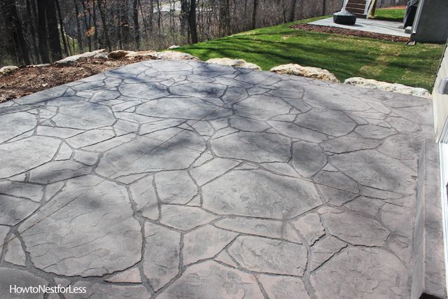 Stamped Concrete Patios Upcoming Weekend Project Fire Pit Patio Building A - Building A Stamped Concrete Patio Stamped Concrete Patios Upcoming Weekend Project Fire Pit Patio Building A - Building A Stamped Concrete Patio