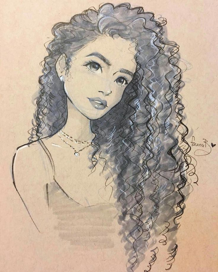 Untitled Curly Hair Drawing Sketches Hair Art Untitled Curly Hair Drawing Sketches Hair Art