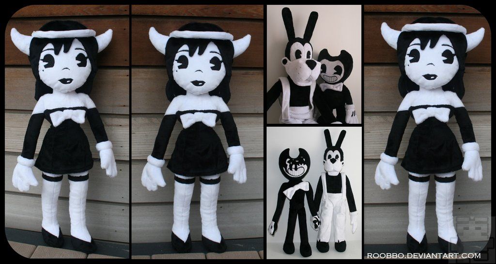 Bendy And The Ink Machine Alice Angel Plush I Want To Present You Alice Angel From Bendy And The Ink Machine I Ho Bendy And The Ink Machine Alice Angel Ink - boris plush roblox