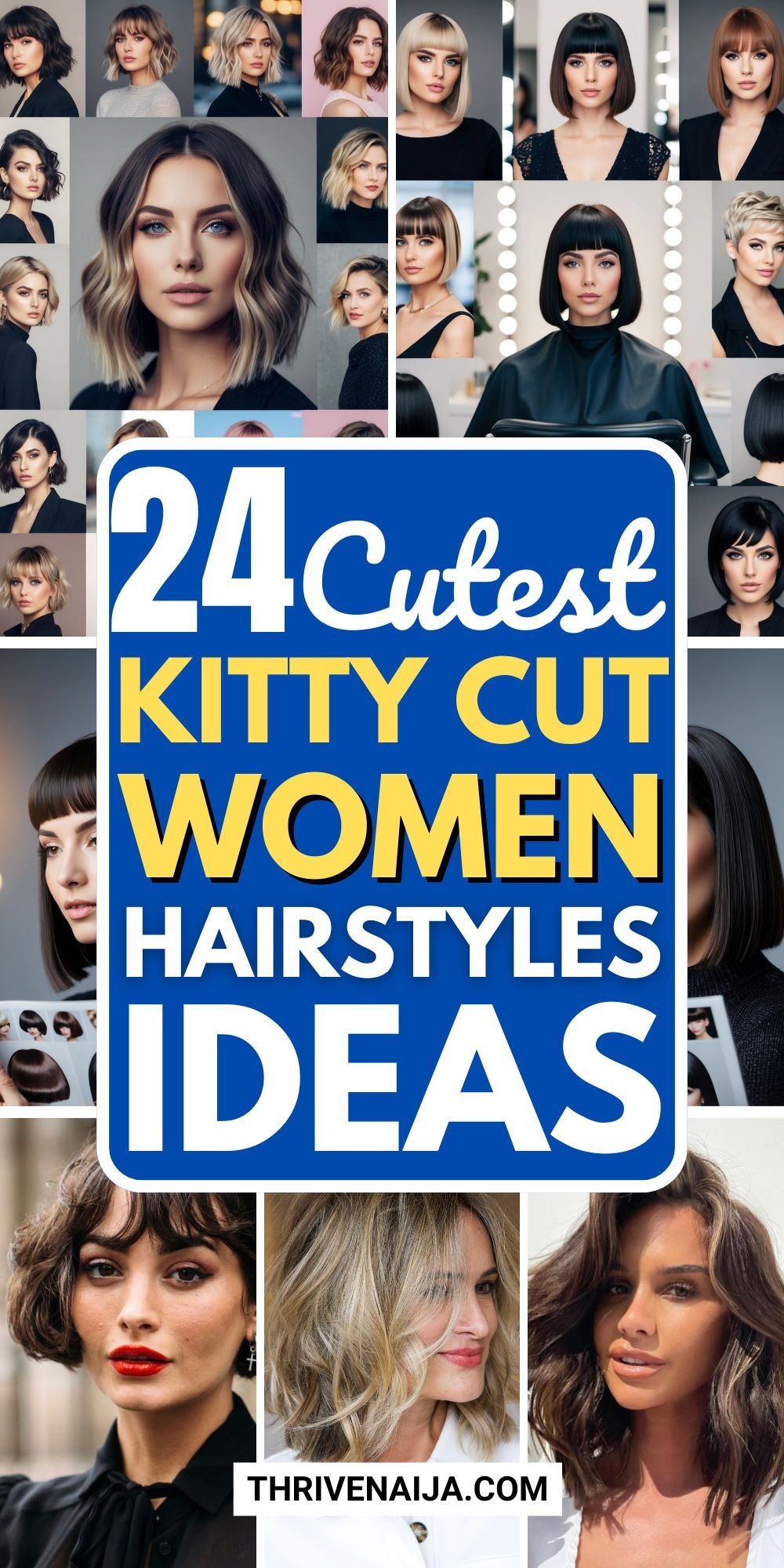 24 Kitty Cut Hairstyle Ideas for Women
