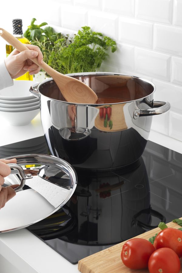 Products Cookware sets, Ceramic hobs, Stainless steel pot