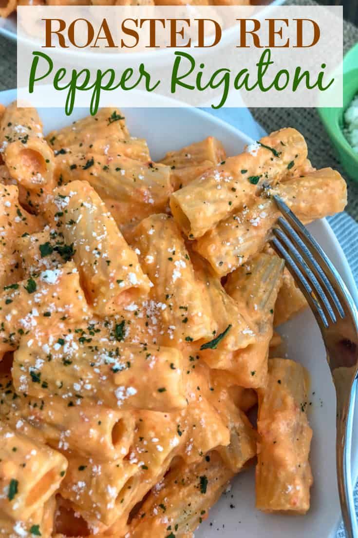 Roasted Red Pepper Rigatoni