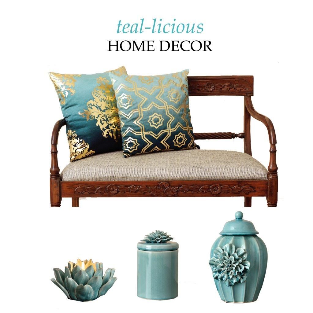 Teal Is In Licious Home Décor Accessories By Elvy Teal Is In Licious Home Décor Accessories By Elvy