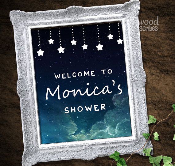 baby welcome sign