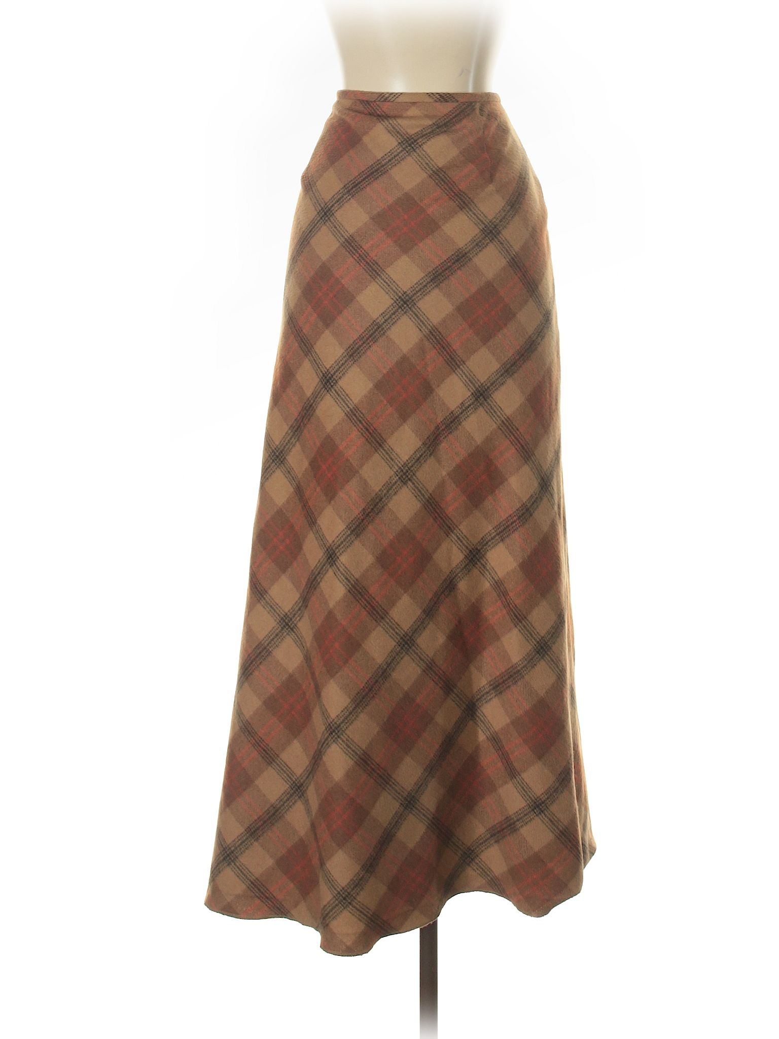 Wool Skirts, 82nd, Ann Taylor Loft, Checkered, Gingham, Women Handbags, Brown, Clothes, Size