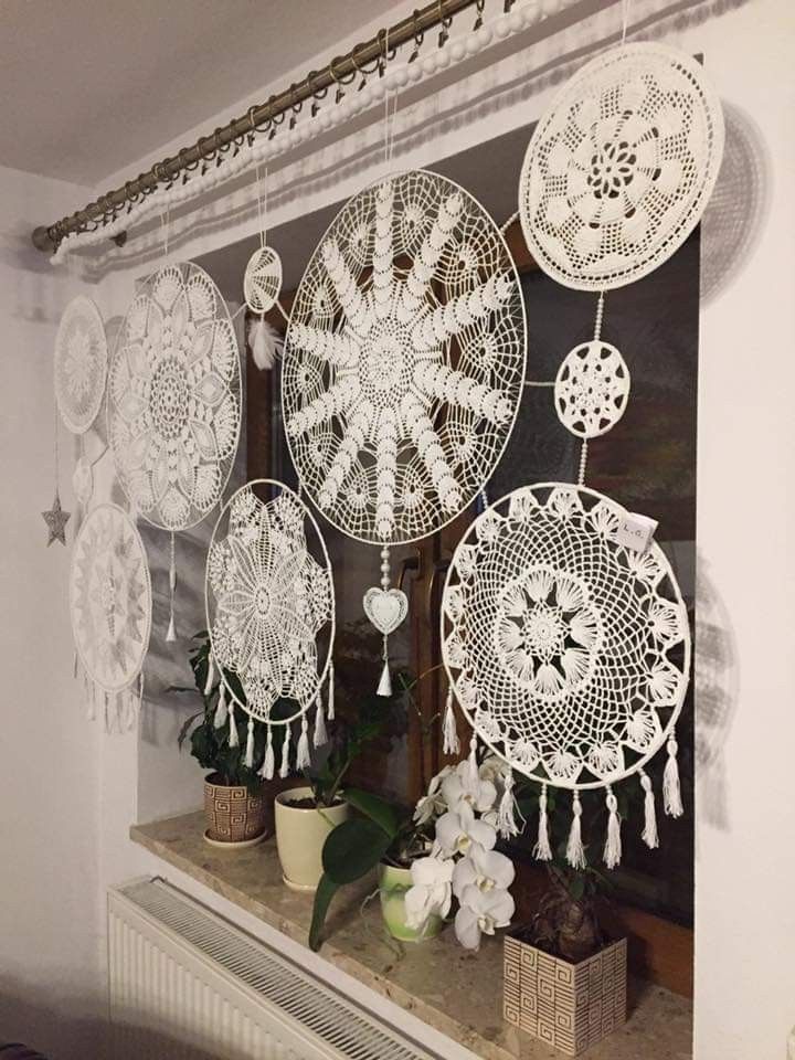 Pin by marzanna on Dekoracje świąteczne | Crochet home decor, Crochet