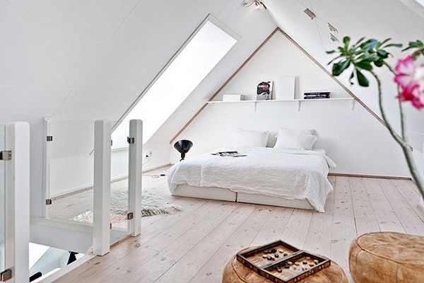 Schlafzimmer mit Dachschräge gemütlich gestalten in 2020