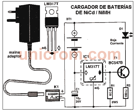 Duda carga baterías NiMh Cefda70bdaefd24c4cdf074e84d1e64c