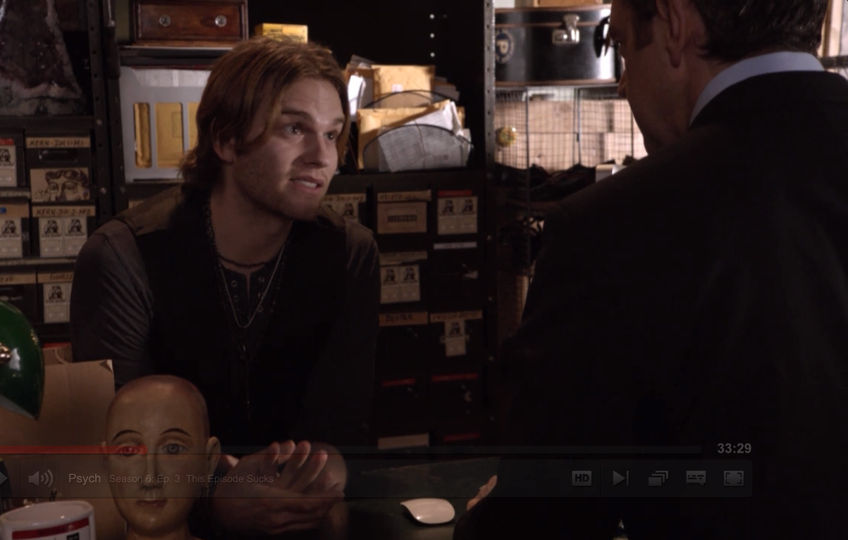 Van Hansis In A Pysch Episode Episode 3 Season 6 This Episode Bites I Died And Yelled Its Luke Tv Shows Episode 3 Luke