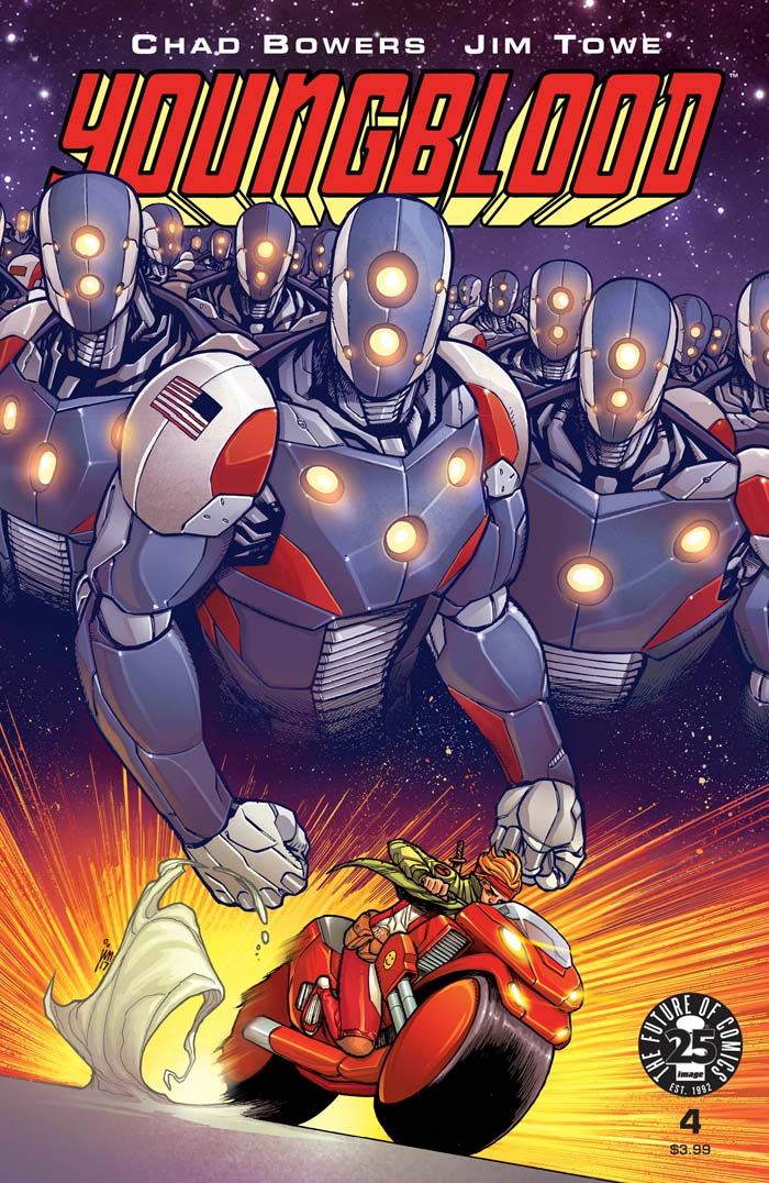 Youngblood #1 signed by Jim Towe ROB LIEFELD COVER IMAGE SOLD OUT