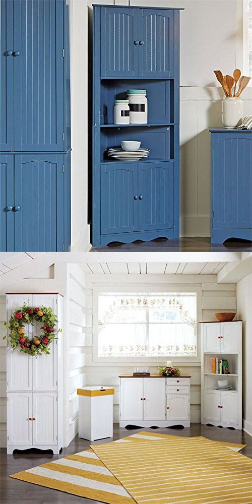 Brylanehome Country Kitchen Corner Cabinet Blue 0 Buffets And Brylanehome Country Kitchen Corner Cabinet Blue 0