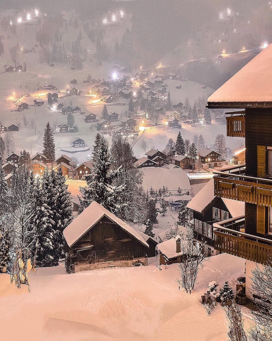 Awesome Photographers📷 on Instagram: “Winter vibes in Jungfrau, Switzerland Photo by @sennarelax #switzerland”