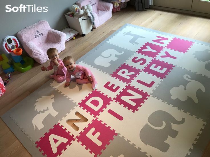 Softtiles Flowers Play Mat In Our New Color Palette The Light Pink Light Gray And White Mats Gives Nurserie Childrens Play Mat Play Mat Ocean Themed Nursery