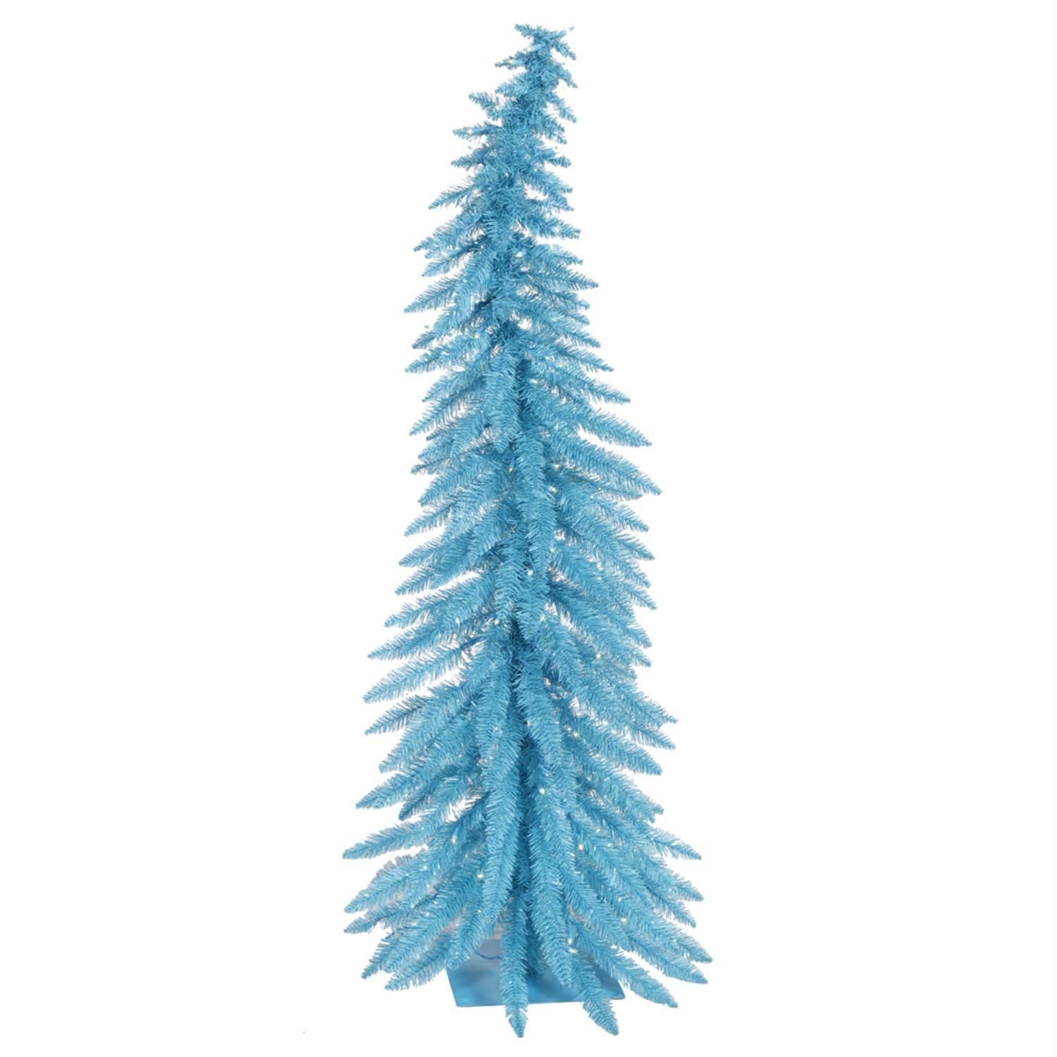 2 5 Pre Lit Whimsical Sky Blue Spruce Artificial Christmas Tree 2 5 Pre Lit Whimsical Sky Blue Spruce Artificial Christmas Tree Lights