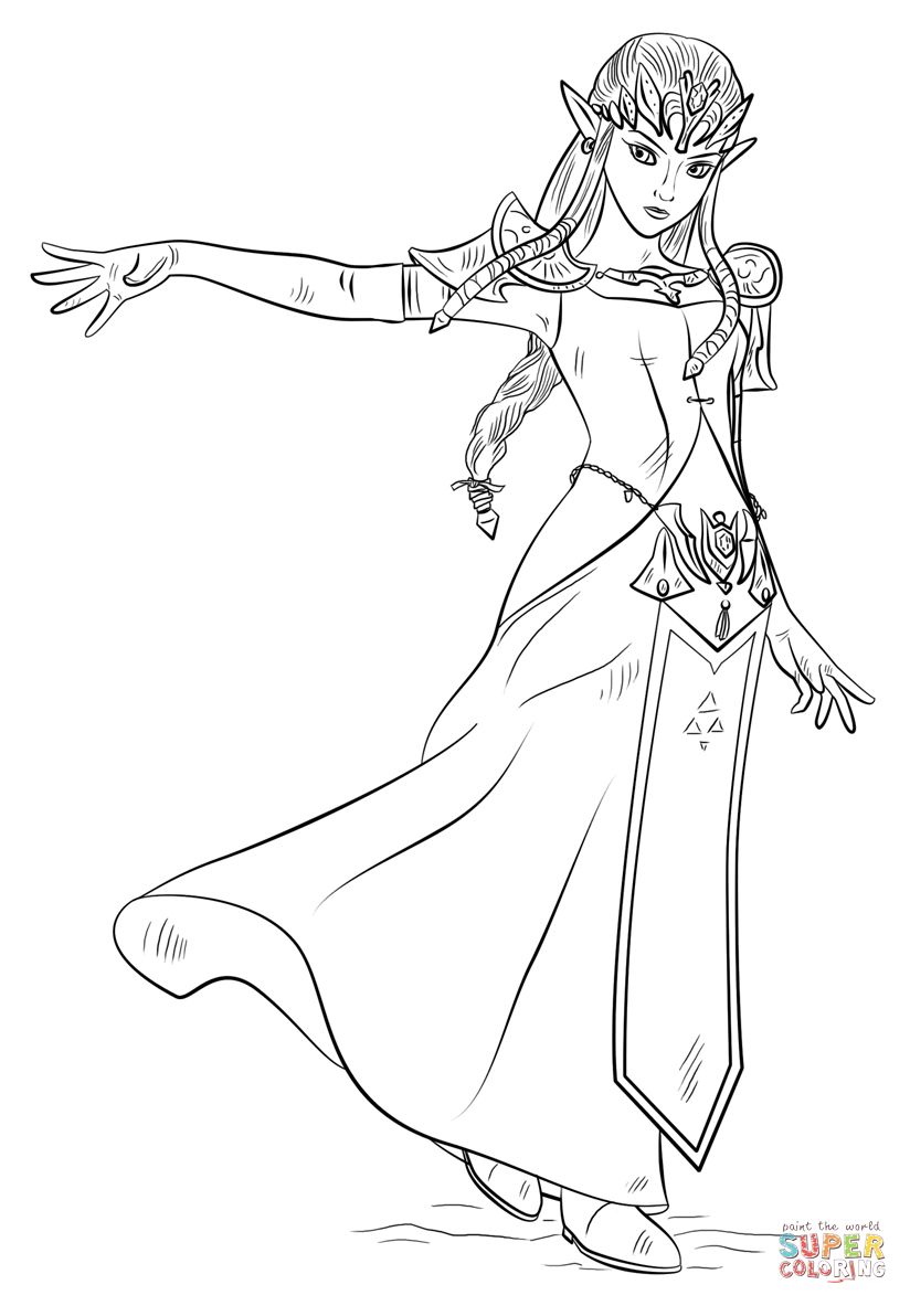 Legend Of Zelda Link Coloring Pages 249273 Png 609 740 Coloring Pages Coloring Books Power Rangers Coloring Pages