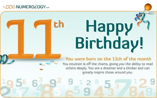 numerology of birth day and month 11 march