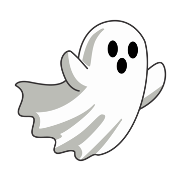 Cute Flying Ghost In Cartoon Style Vector, Ghost Clipart, Cute Clipart, Cartoon Clipart PNG and Vector with Transparent Background for Free Download