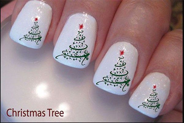 21 Fabulous And Easy Christmas Nail Designs Easy Christmas Nails 21 Fabulous and Easy Christmas Nail Designs - 21 Fabulous And Easy Christmas Nail Designs Easy Christmas Nails