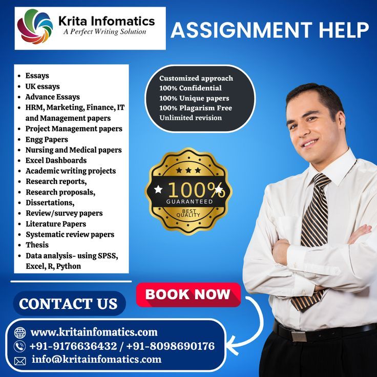 😍😍Offer : 🔸10% Discount on all bookings😍😍 We are full time research writers dealing with assignments📝, so we are providing assignments📒 which are completed by our highly qualified and proficient academic tutors with 💯Quality 💯Affordable 💯Private 💯Plagiarism-free with turnitin report Contact us through 📞WhatsApp :+91-9176636432 / +91-8098690176 📧Email: Info@kritainfomatics.com. 🌏website: https://kritainfomatics.com/ 👉Telegram channel : https://t.me/Krita_Infomatics Essay Writing Service Uk, Academic Writing Services, Reading Projects, Writing Project, Research Skills, Research Paper, Grant Writing, Independent Author, Studying Life