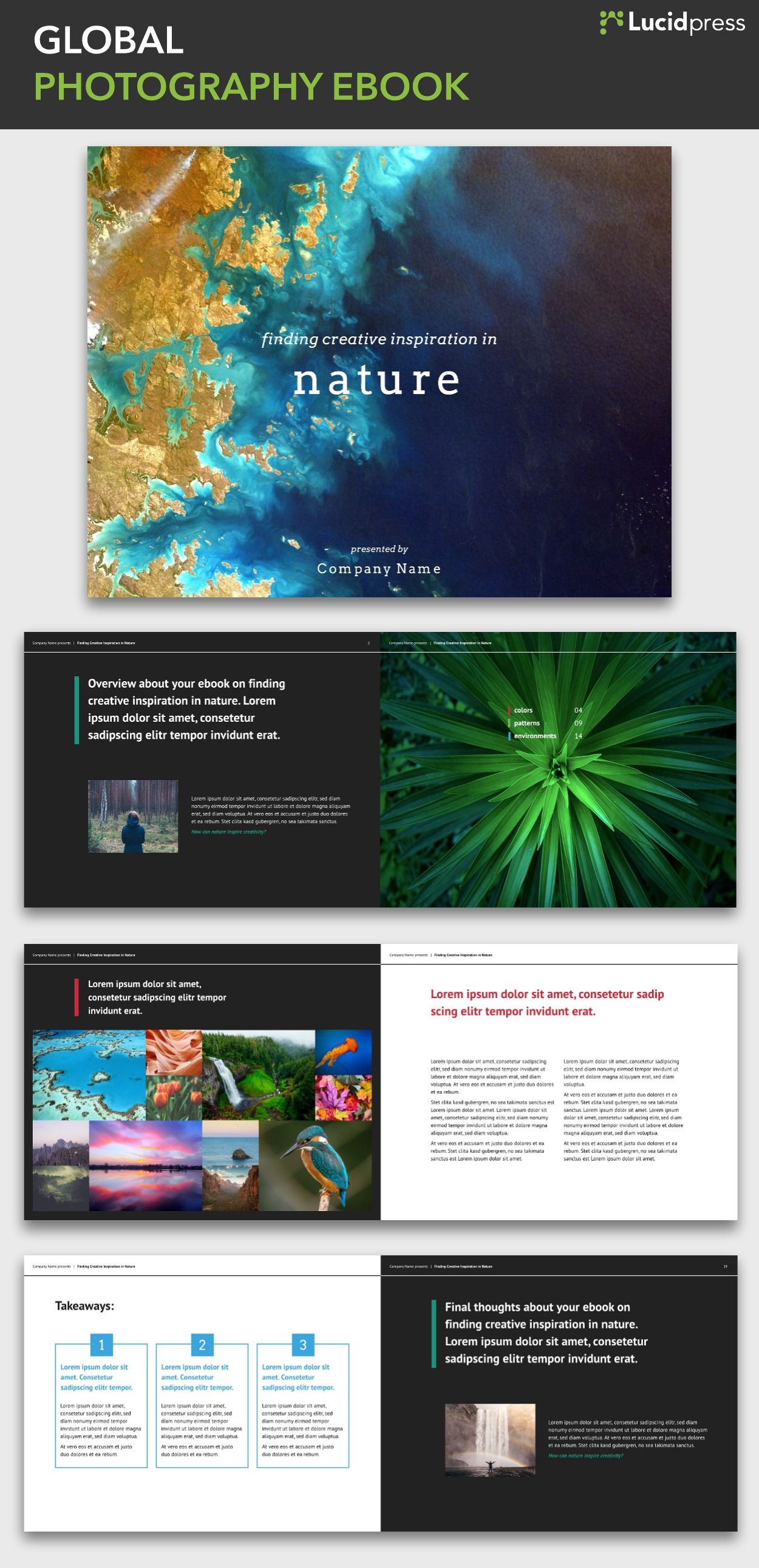 global photography ebook template free ebook booklet templates