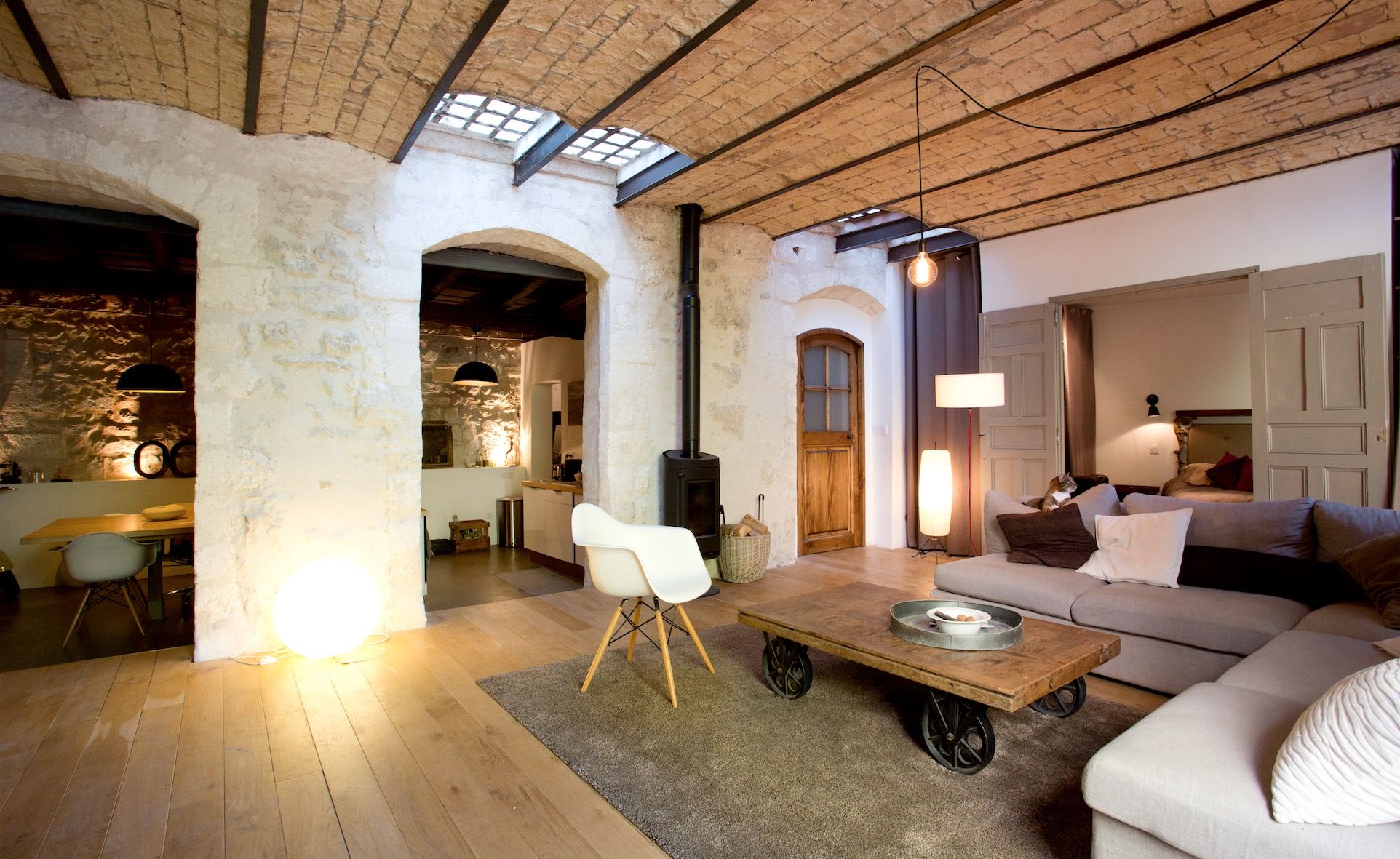 aménagement salon contemporain architecture intérieur sud de la ... aménagement salon contemporain architecture intérieur sud de la ...