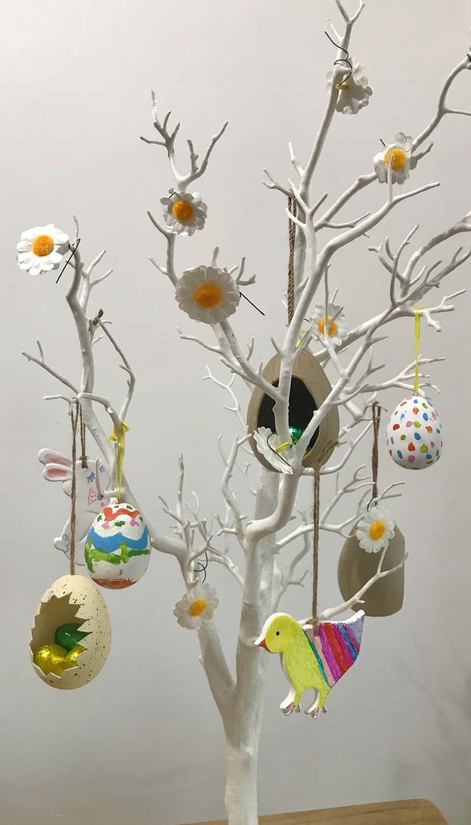 How to Make an Easter Tree a simple craft tutorial Easter arts