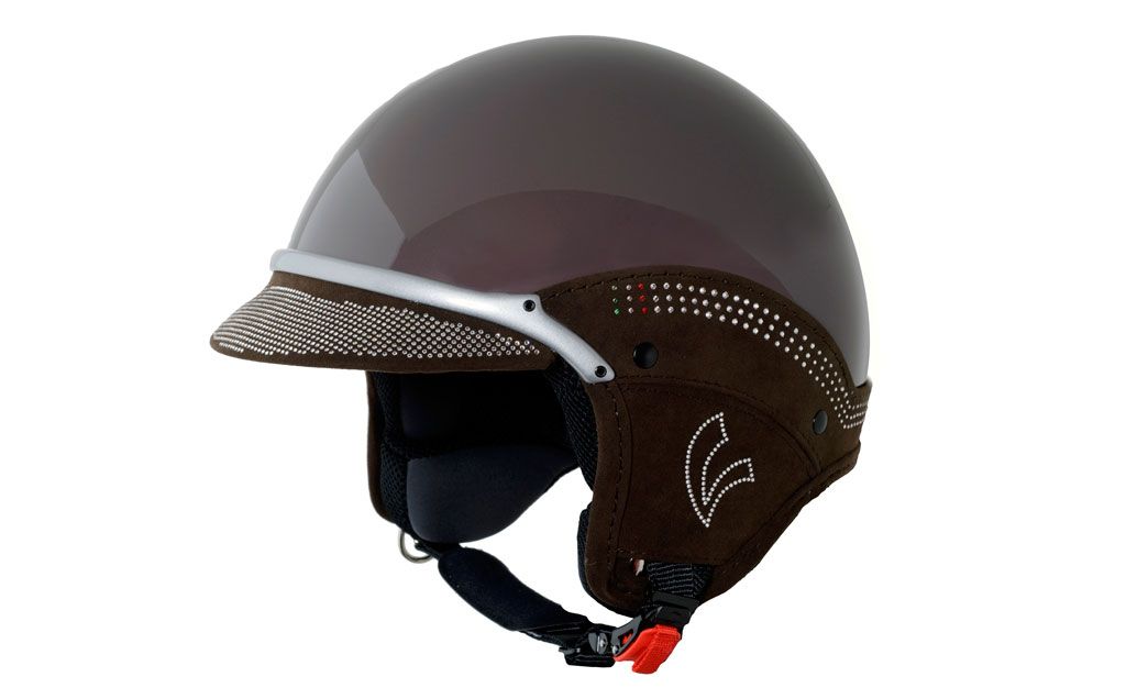 Vespa Swarovski Softouch Crystal Kask Helmet Vespa Helmet Riding