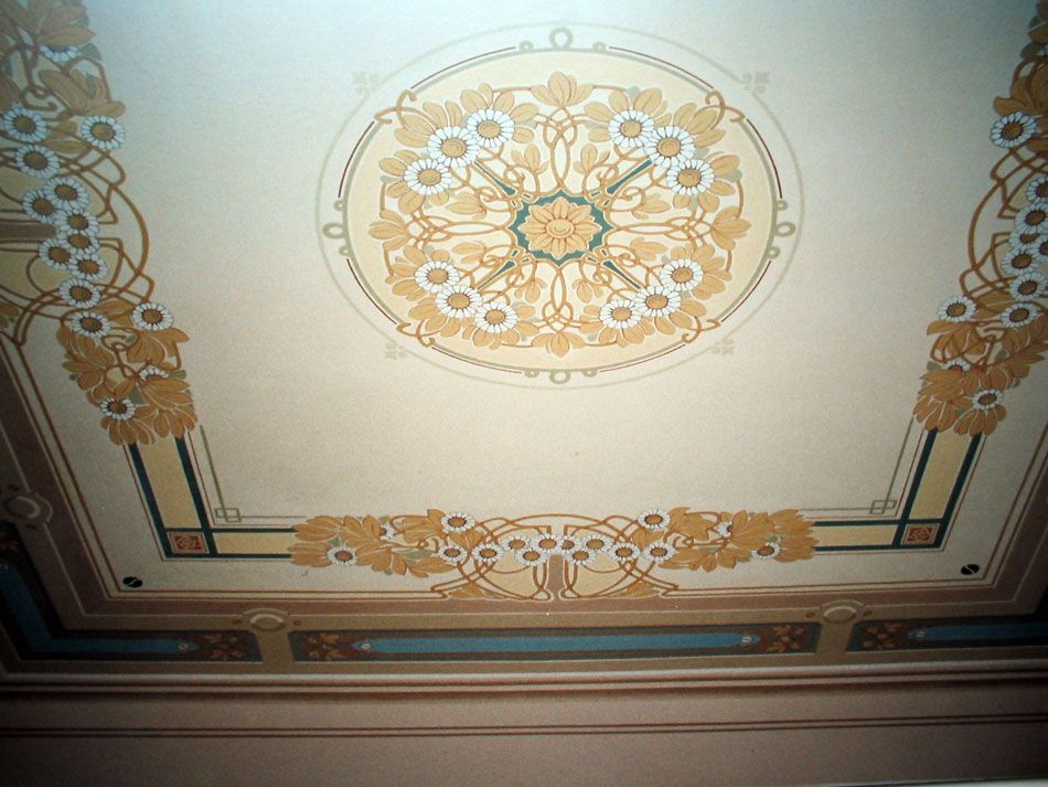 soffitti art nouveau Cerca con Google Ceiling art Painted
