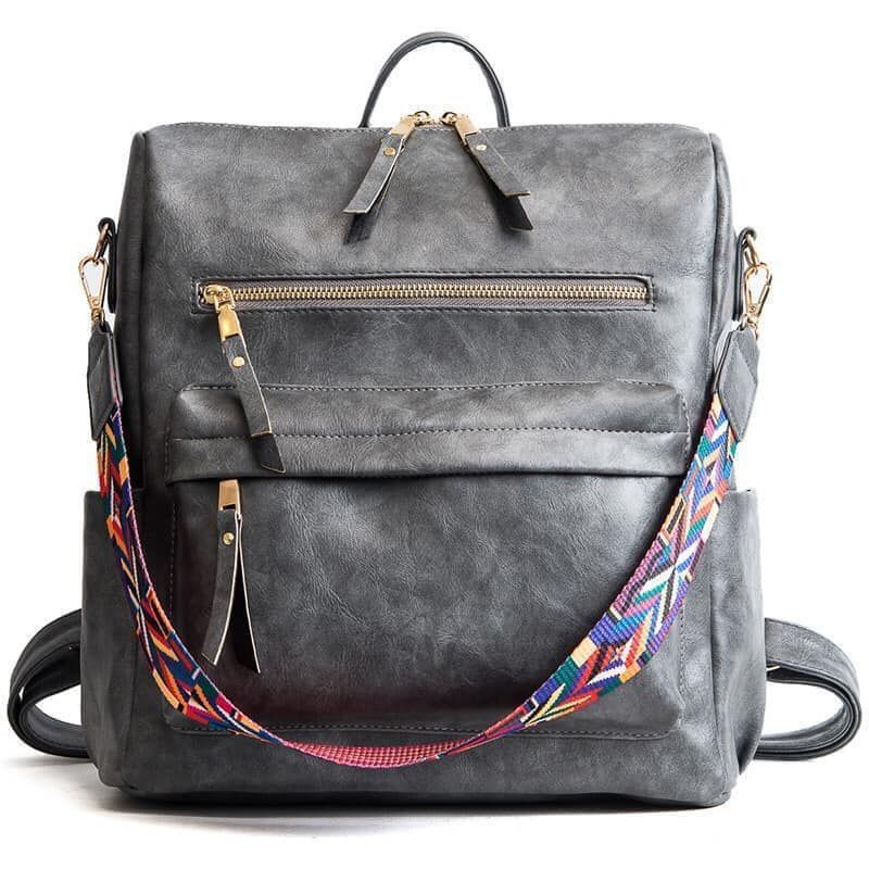Guitar Strap Backpack Purse - Grey