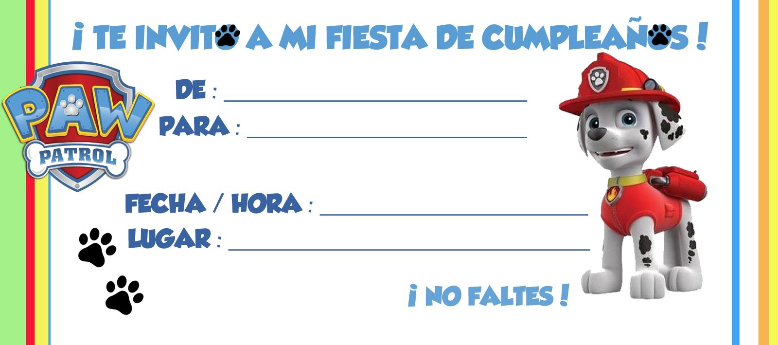 Invitacion Patrulla Canina Jpg 1600 709 Invitaciones Patrulla Canina Invitacion Cumpleaños Patrulla Canina Tarjetas De Cumpleaños Para Niños