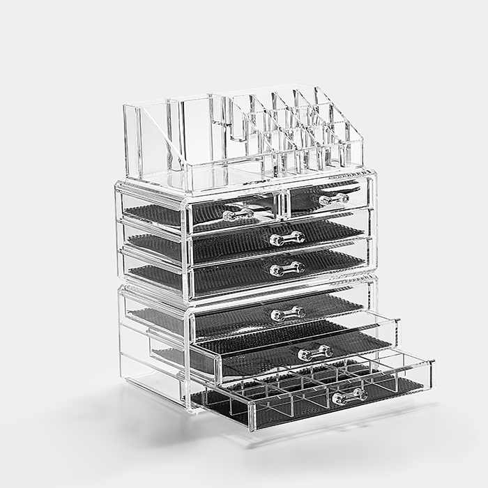Organizador De Maquiagem 7 Gavetas E Porta Batom Grande Compre Sua Caixa De Acrílico Grande Ideal Par Organizador De Maquiagem Porta Batom Caixa De Maquiagem