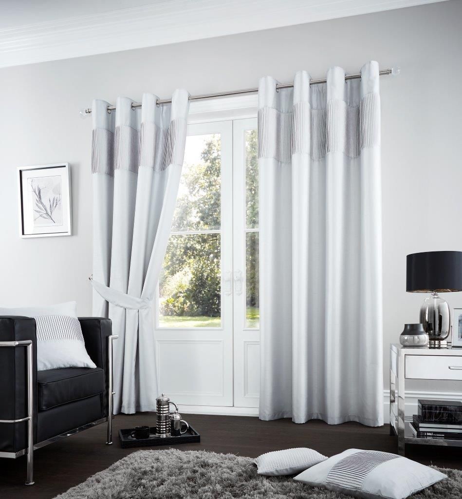 Fuel Lined Eyelet Curtains | Silver – Linens Range Online Bedding Stores, Bedding Brands, Fitted Bed Sheets, Linen Sheets, Linen Bed Cover, Duvet Cover Sets, White Bedding, Linen Bedding, Camo Bedding
