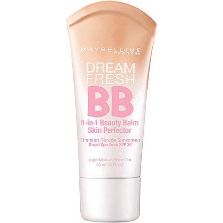 Maybelline Dream Fresh BB Cream 8 in 1 Skin Perfector, Light/Medium, 1 fl oz - Walmart.com