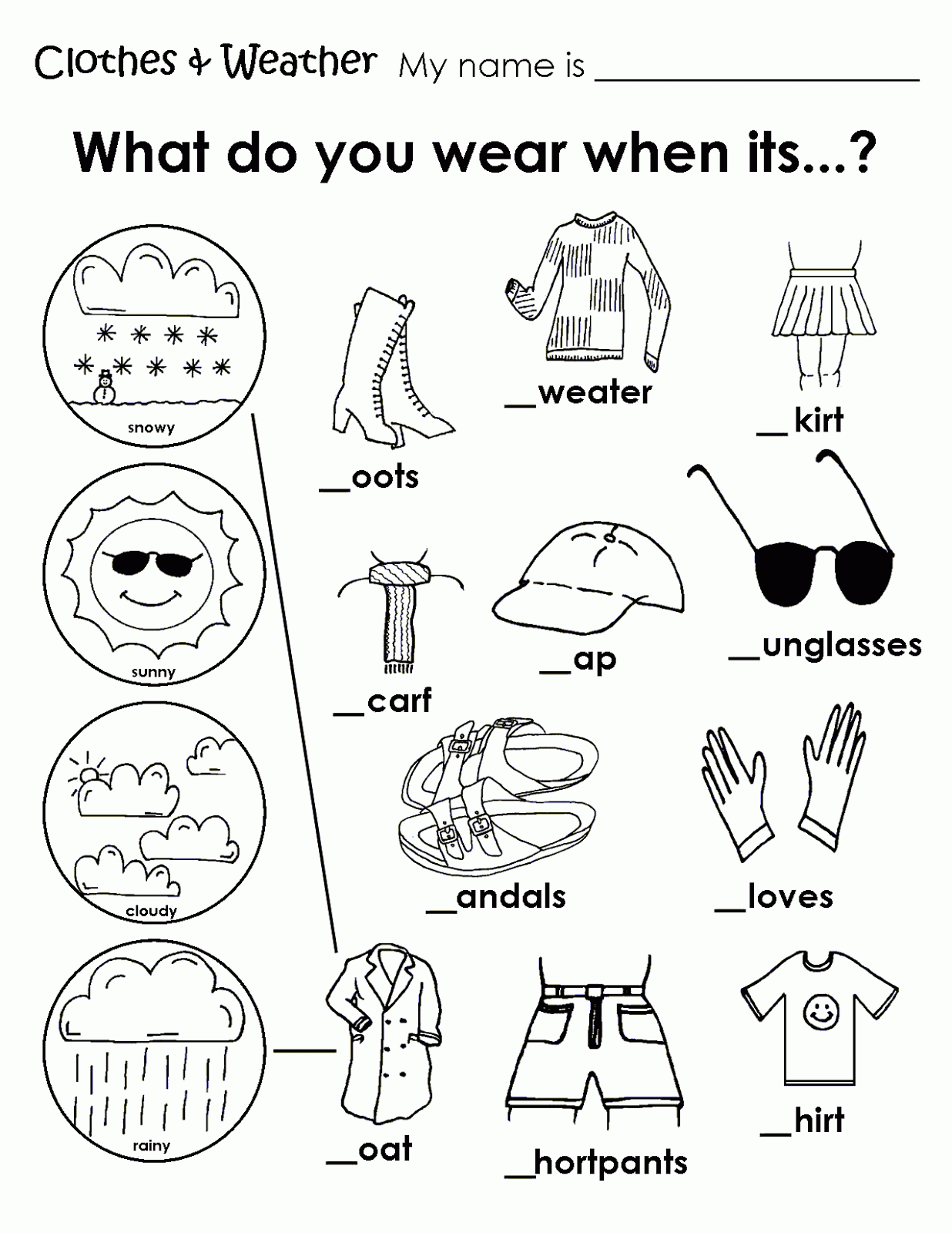worksheet Weather Worksheets For Kindergarten handoutsworksheets for teachers of english and french teaching french