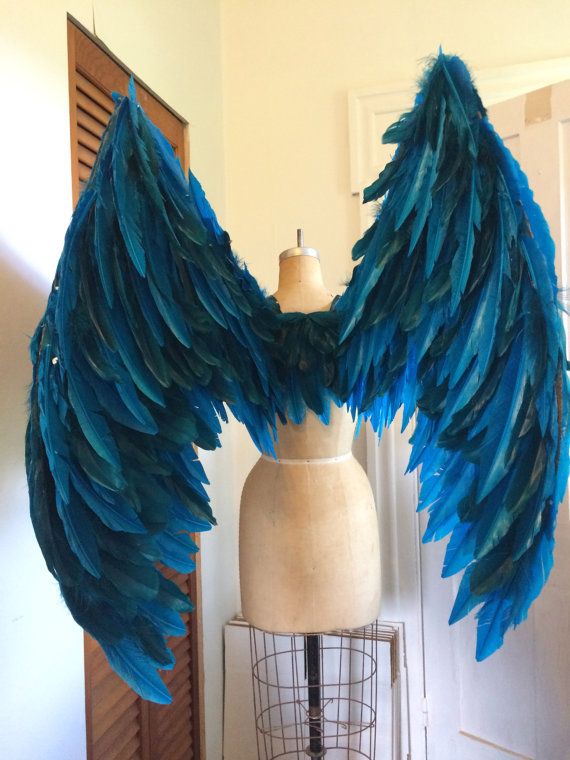 Turchese Blu e Black Bird Piuma Maschera Costume Festa Ballo in Maschera