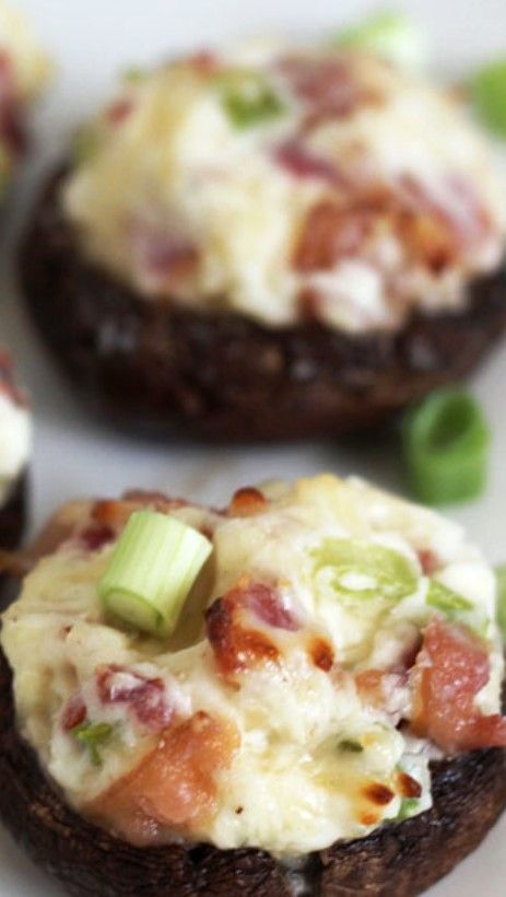Easy and Delicious Stuffed Mushrooms | Food, Food recipes, Cooking recipes
