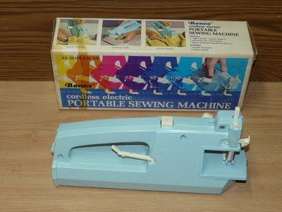 Vintage RONCO Cordless Electric Portable Sewing Machine Ktel Beauteous Archie Johnson And Sons Sewing Machine Vintage RONCO Cordless Electric Portable Sewing Machine Ktel Beauteous Archie Johnson And Sons Sewing Machine