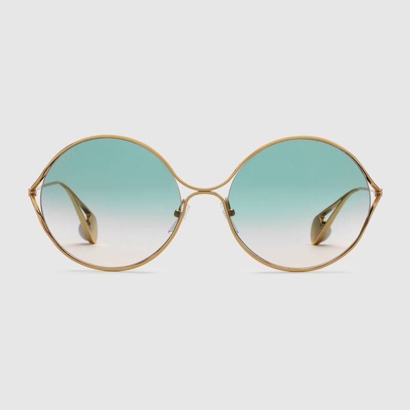Round Frame Metal Sunglasses 550 Print Style 506149 I0330 8835 Metal Sunglasses Round Sunglasses Women Round Sunglasses