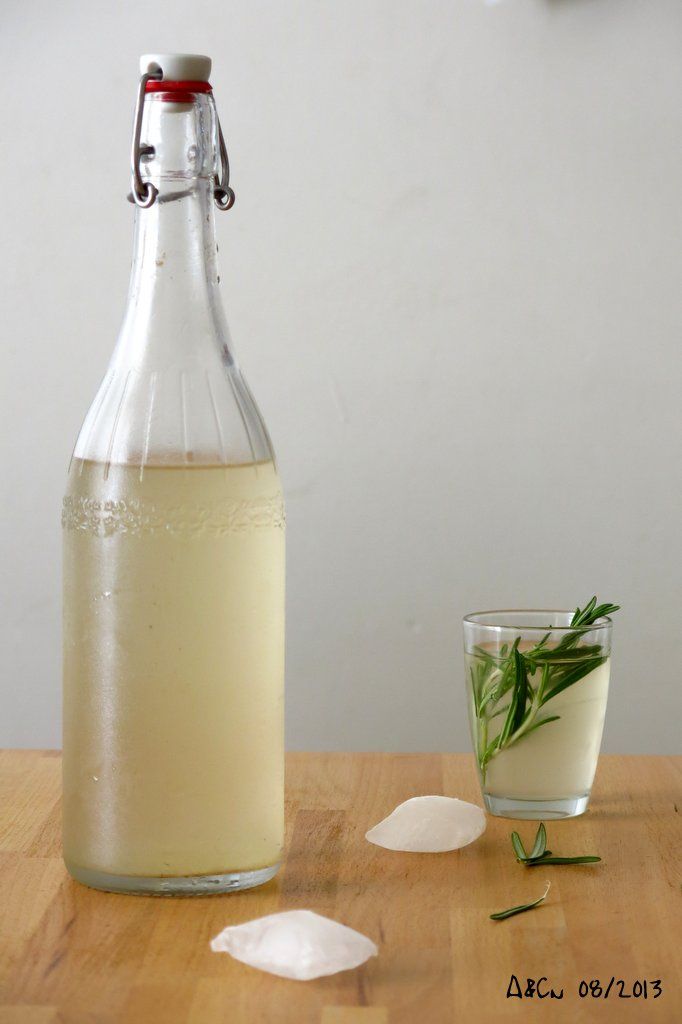 Tisane glacée romarin et eau de fleur d'oranger