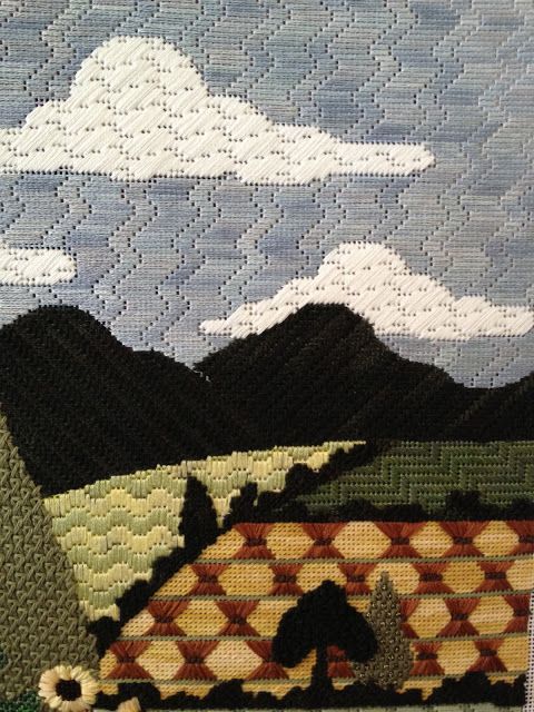 (3) sky stitch from steph's stitching: Jumping around again