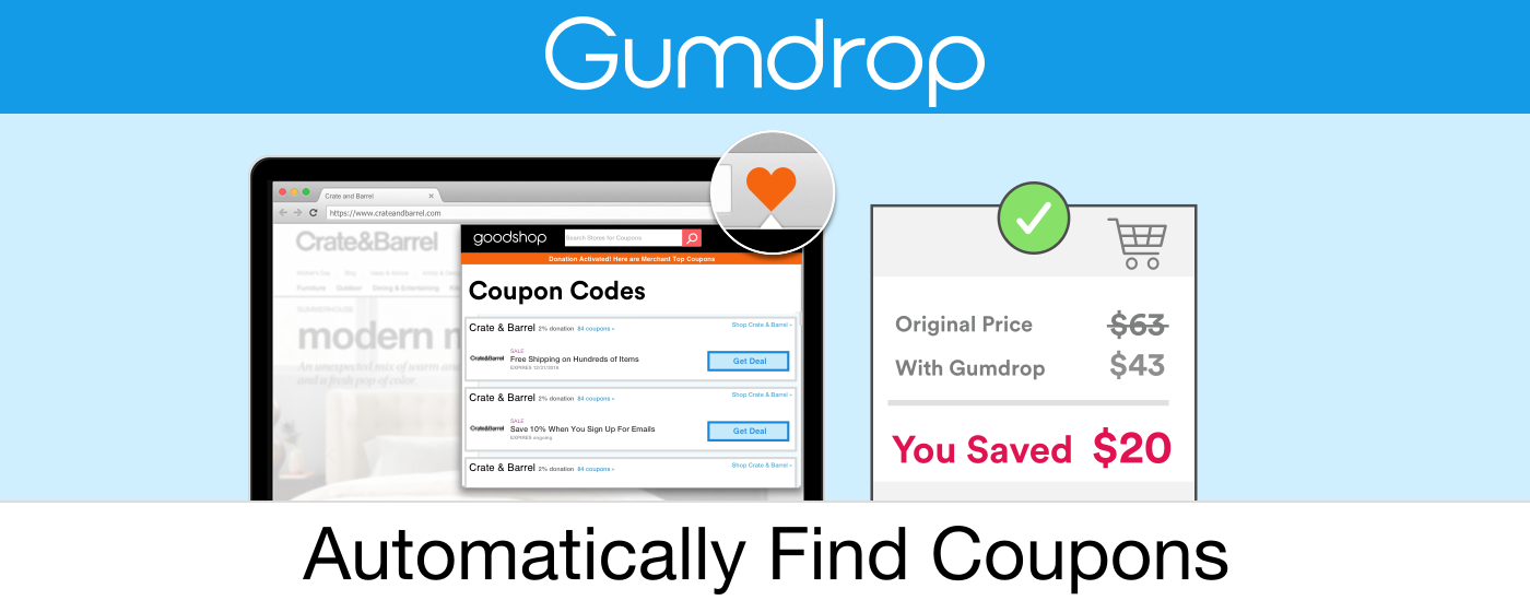 With Gumdrop, you will never miss out on a deal or donation again. When With Gumdrop, you will never miss out on a deal or donation again. When