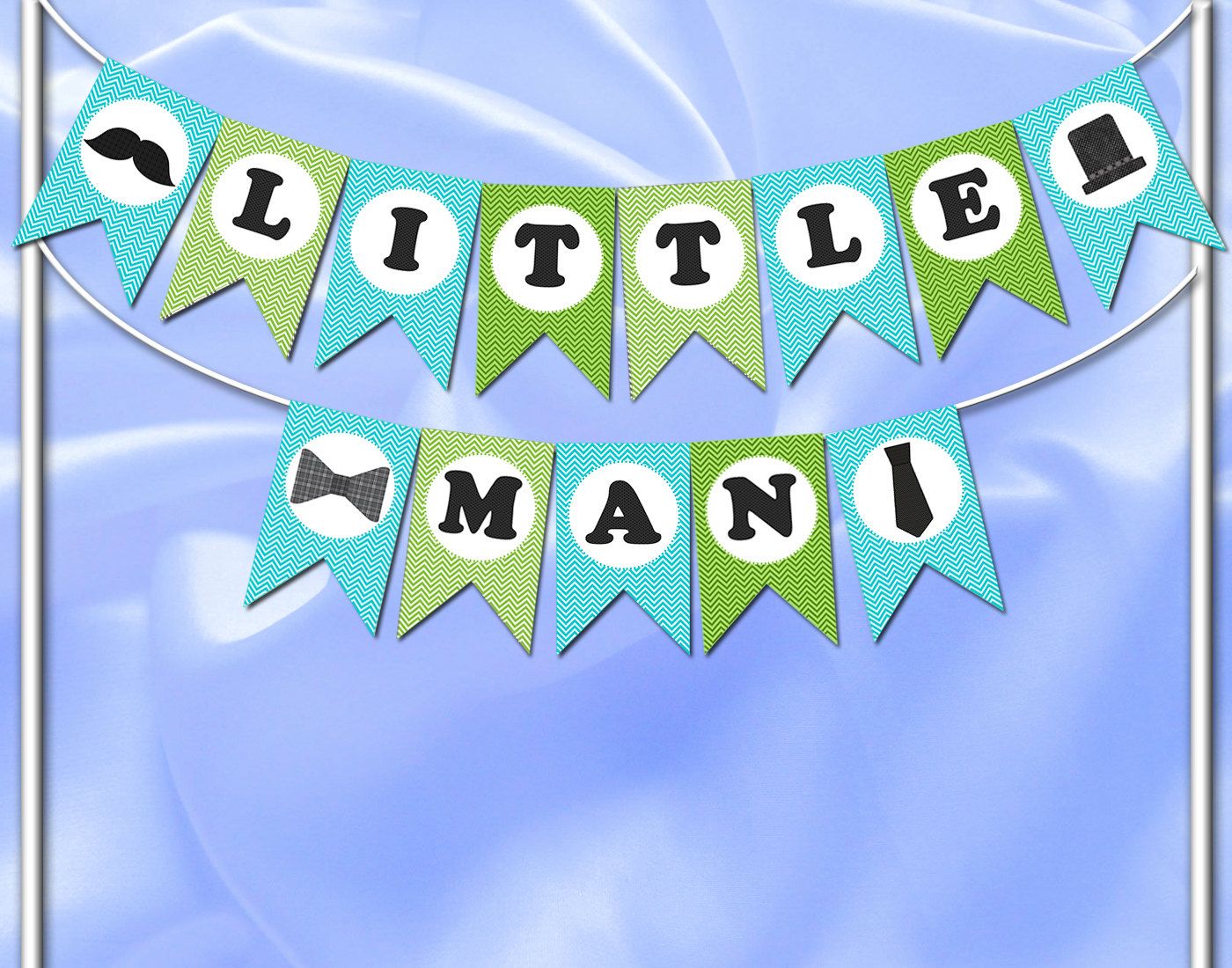 diy printable banner little man banner digital banner baby boy