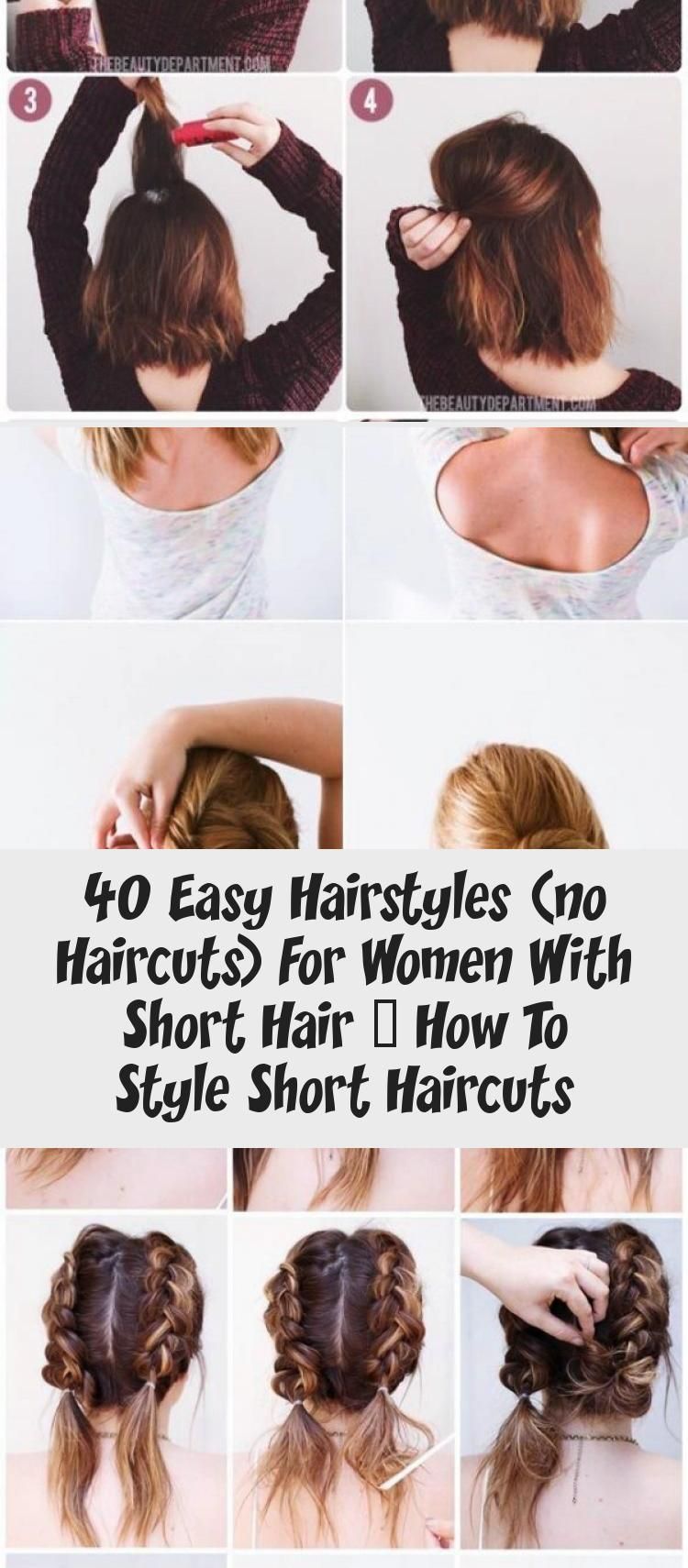Pony Up How To Make Short Hair Look Full In A Ponytail More Hair Styles Short Hair Ponytail Short Hair Styles