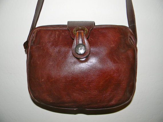 Vintage Brown Leather Handbag Italian The Softest Of Leathers Vintage Brown Leather Handbag Italian The Softest Of Leathers