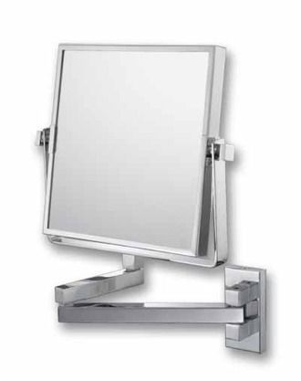 CRL Brushed Nickel 11 x 11 Pivot-N-View Mirror