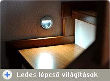 Kanlux eraya led lépcsÅvilágÃtó beépÃtett állapotban, egy fa ...